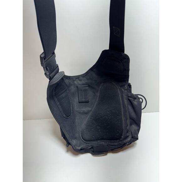 Expedition Hard Use Gear Tactical Black Jumbo Sling Bag Multi Pocket Utility - Picture 9 of 9